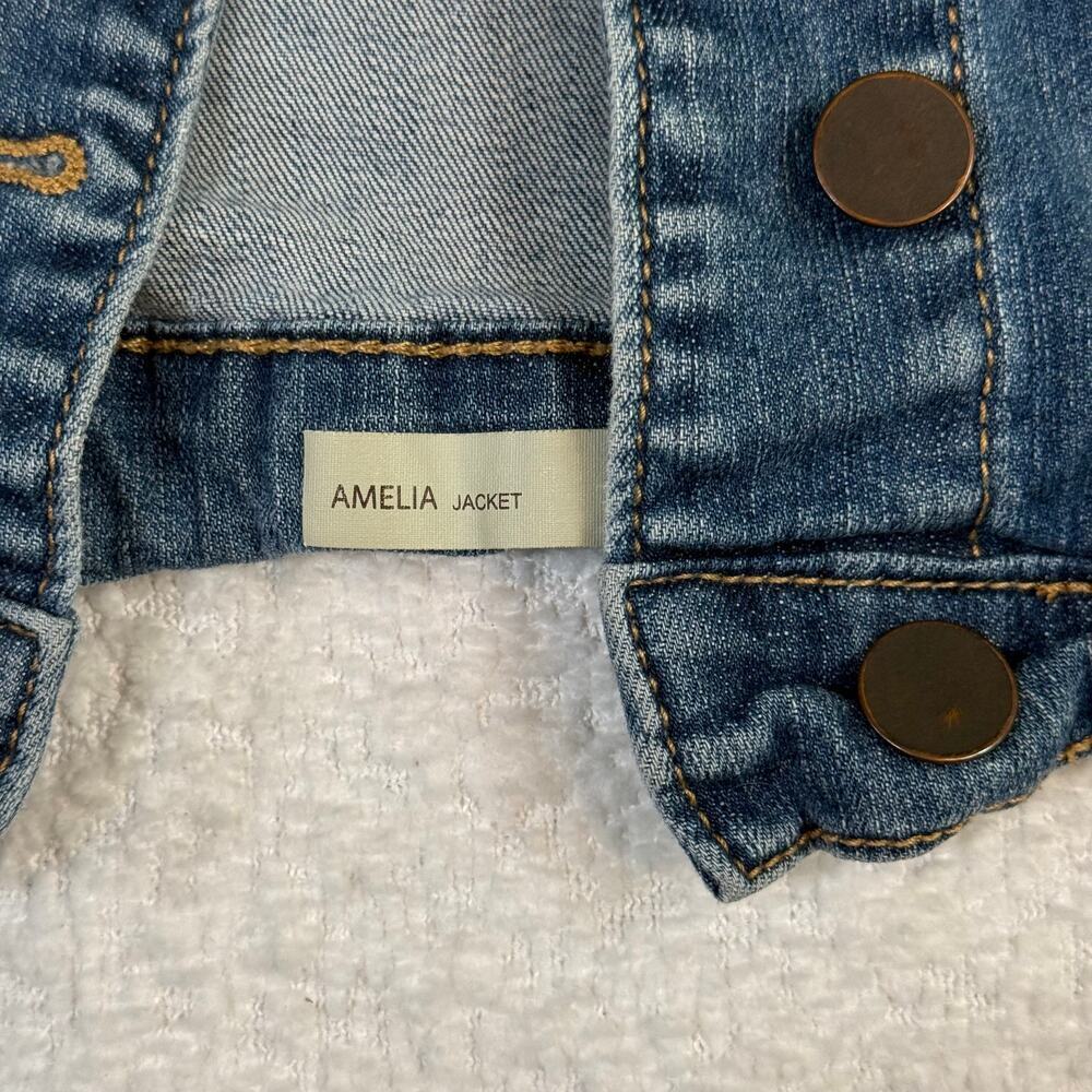 Kut from the Kloth womens Amelia denim jacket size med med wash - Picture 5 of 11